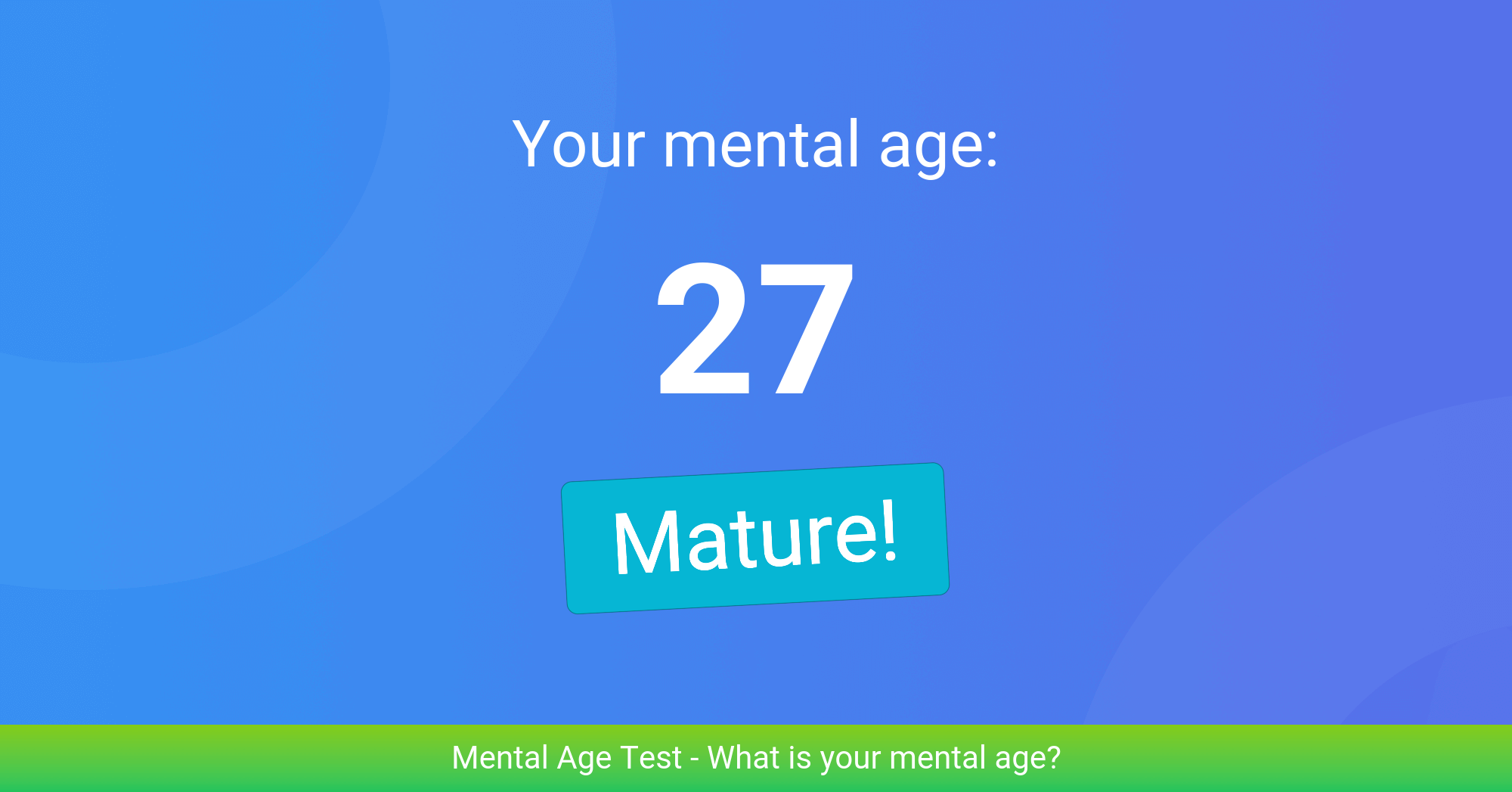 Age Test